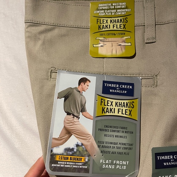 Flex Khakis | Timber Creek by Wrangler - Picture 2 of 3